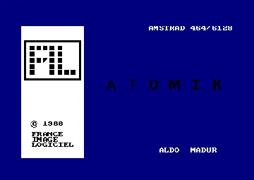 Atomik (F) (1988) screen shot title